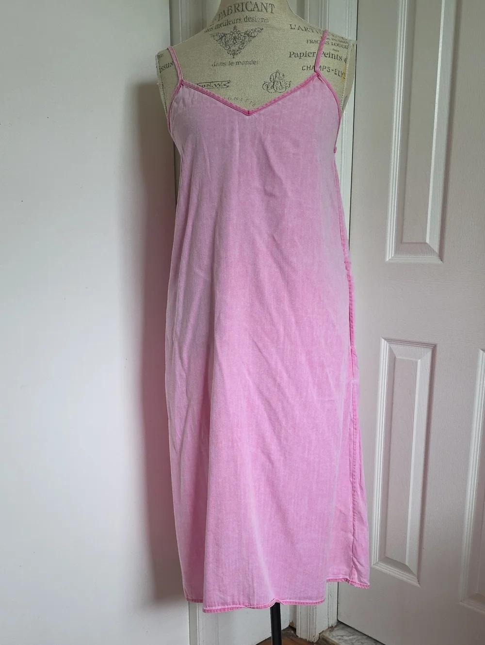 GAP- Pink Denim Dress - Picture 1 of 6